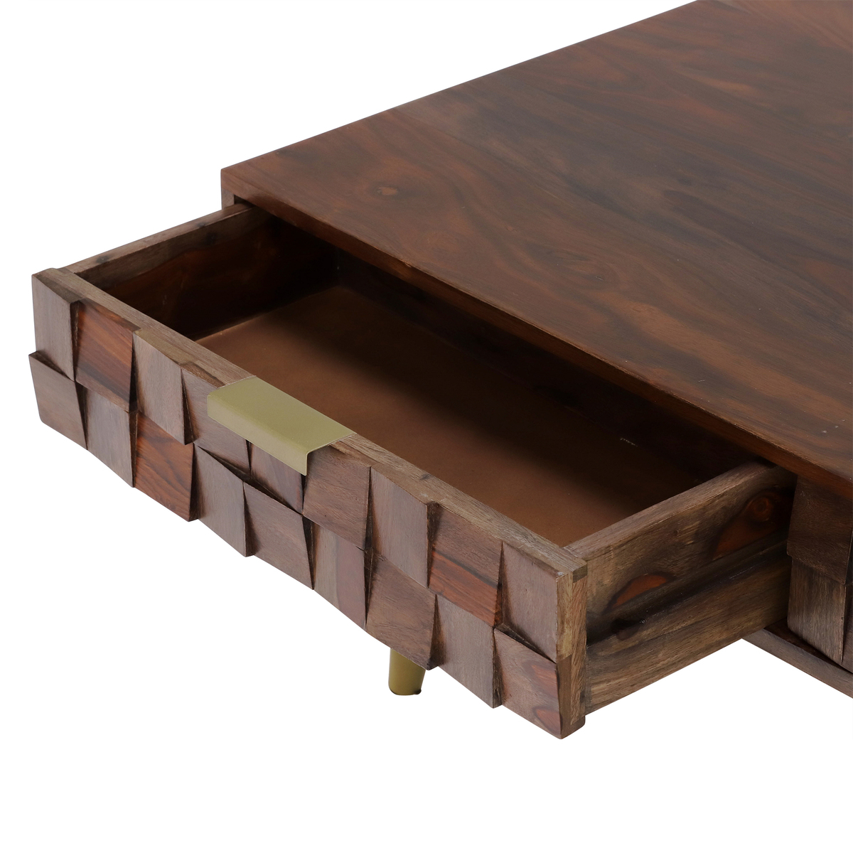 Kora 2 Drawer Coffee Table, Sheesham Wood – image 11