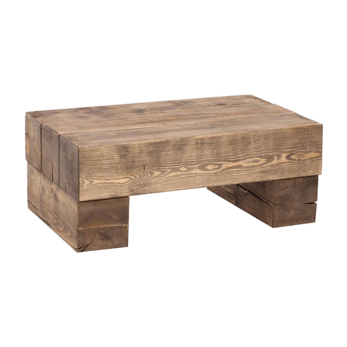 Samson Reclaimed Wood Coffee Table, Brown | Barker & Stonehouse – image 1