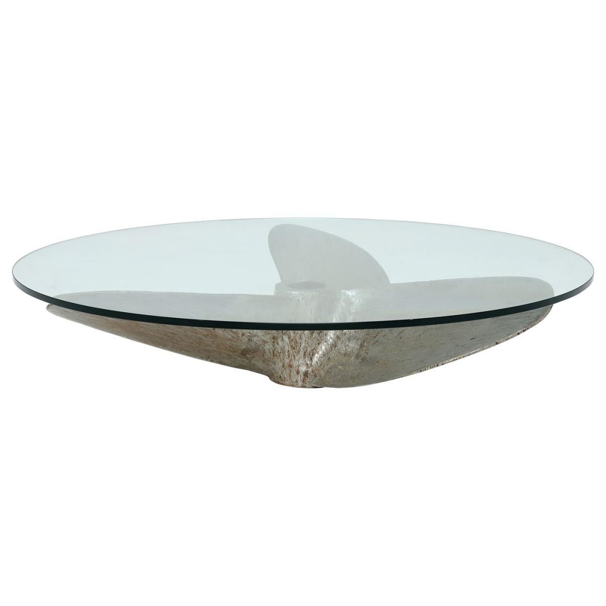 Timothy Oulton 110cm Junk Art Propeller Round Coffee Table – image 2