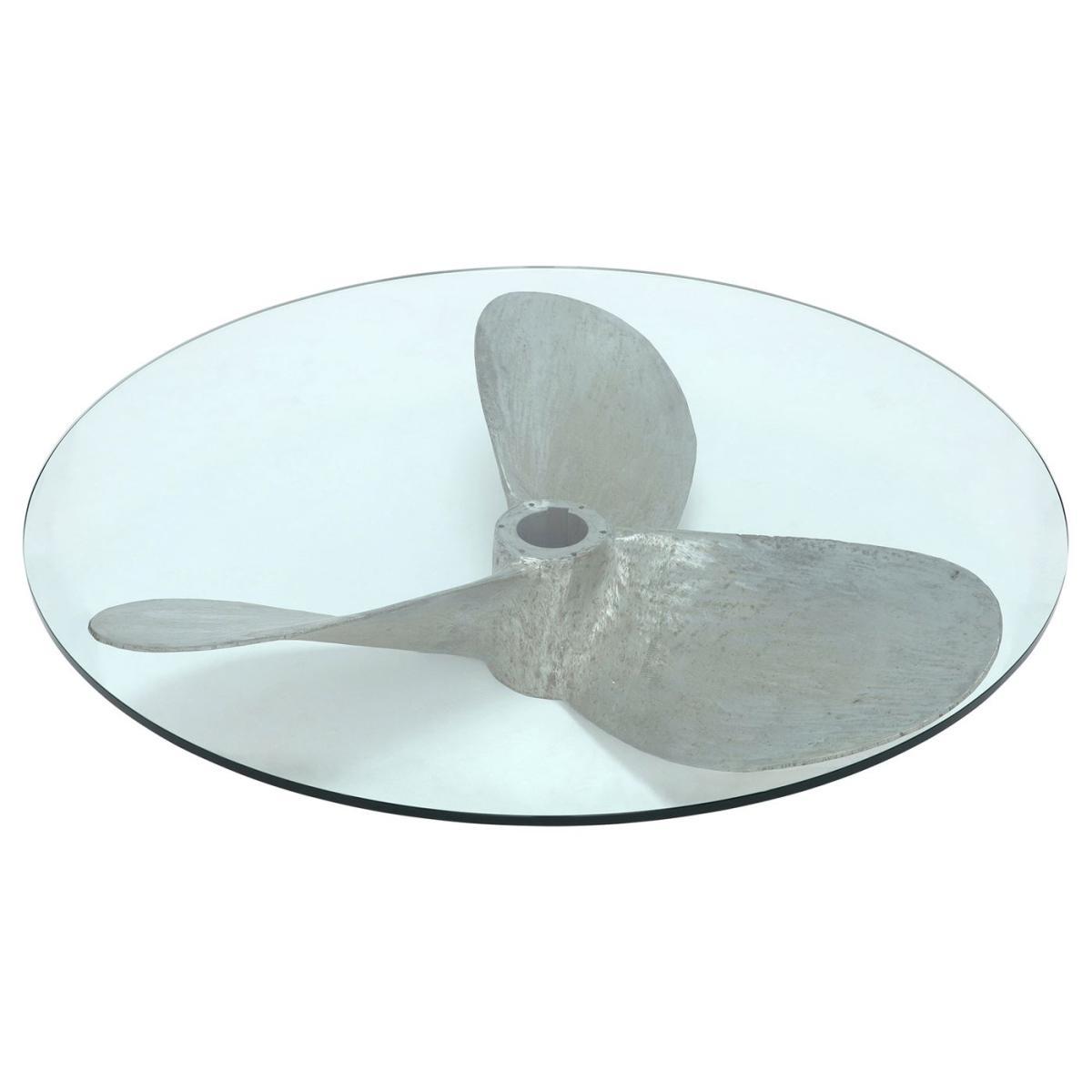 Timothy Oulton 110cm Junk Art Propeller Round Coffee Table – image 5
