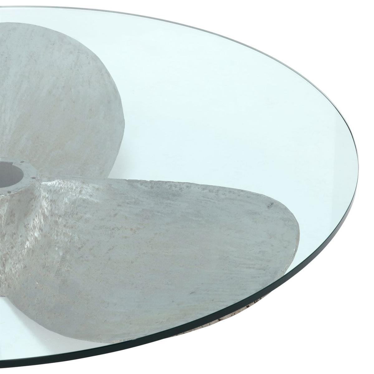 Timothy Oulton 110cm Junk Art Propeller Round Coffee Table – image 6