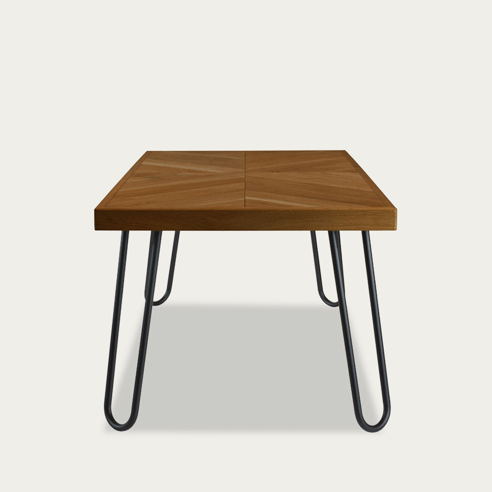 Brown Coffee Table Zig-Zag V-I FCT0291 – image 3