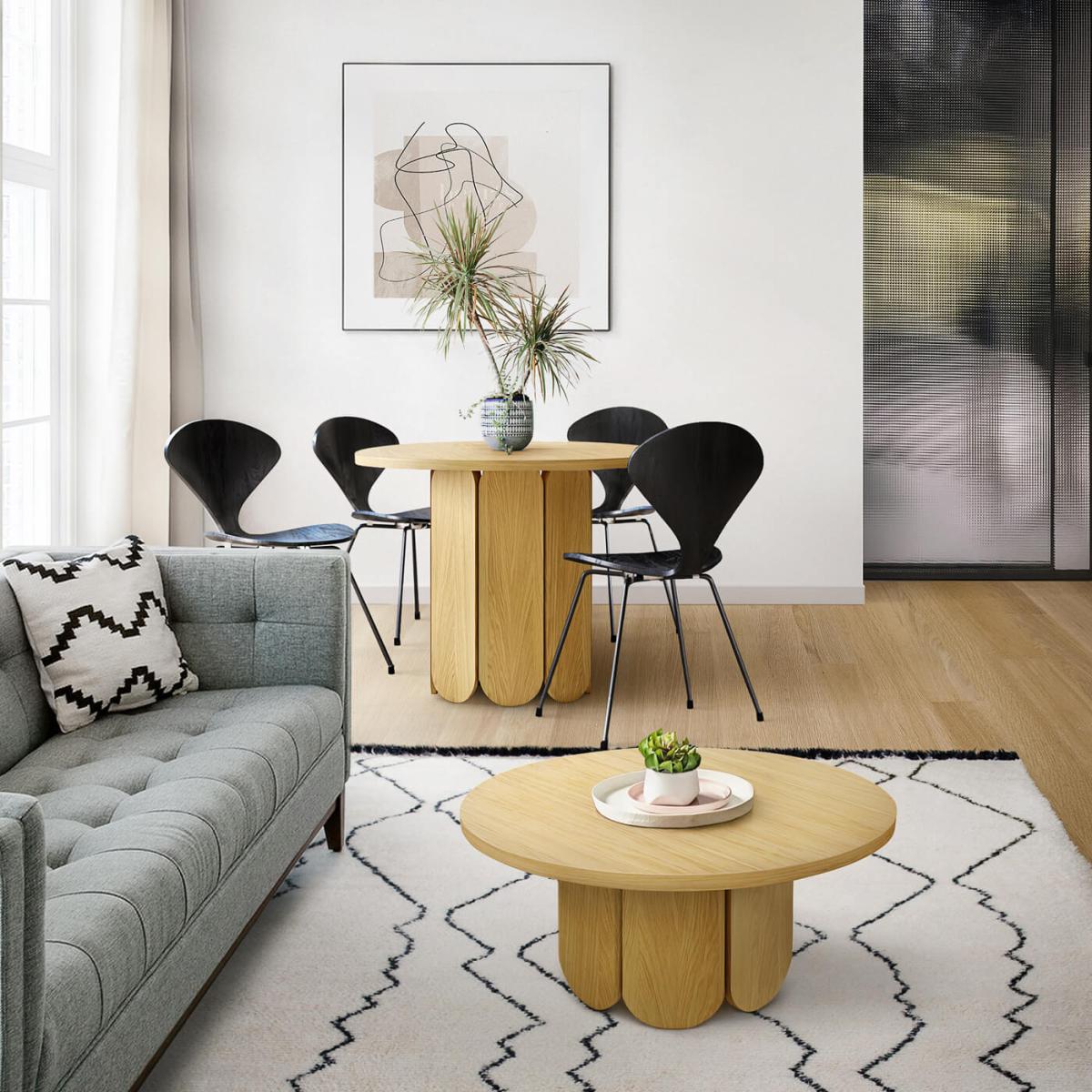 Oak Soft Coffee Table – image 2