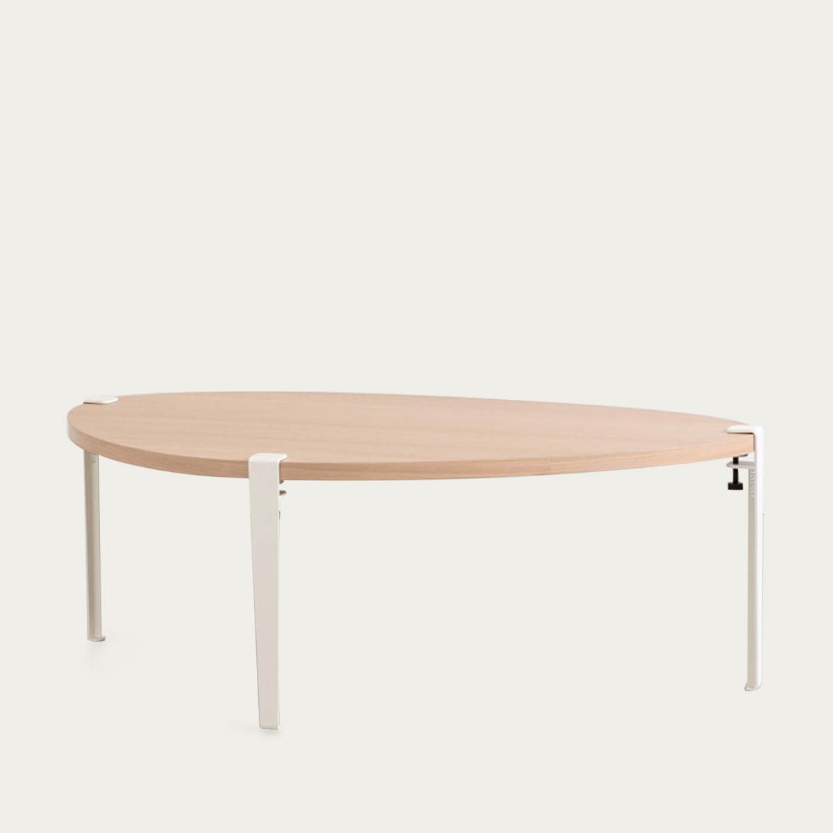 Cloudy White Pebble Coffee Table