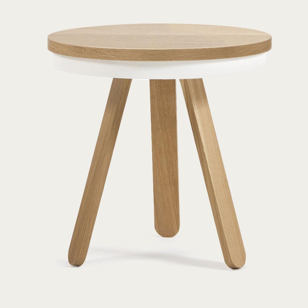Oak/White Batea Tray Table - Small – image 1