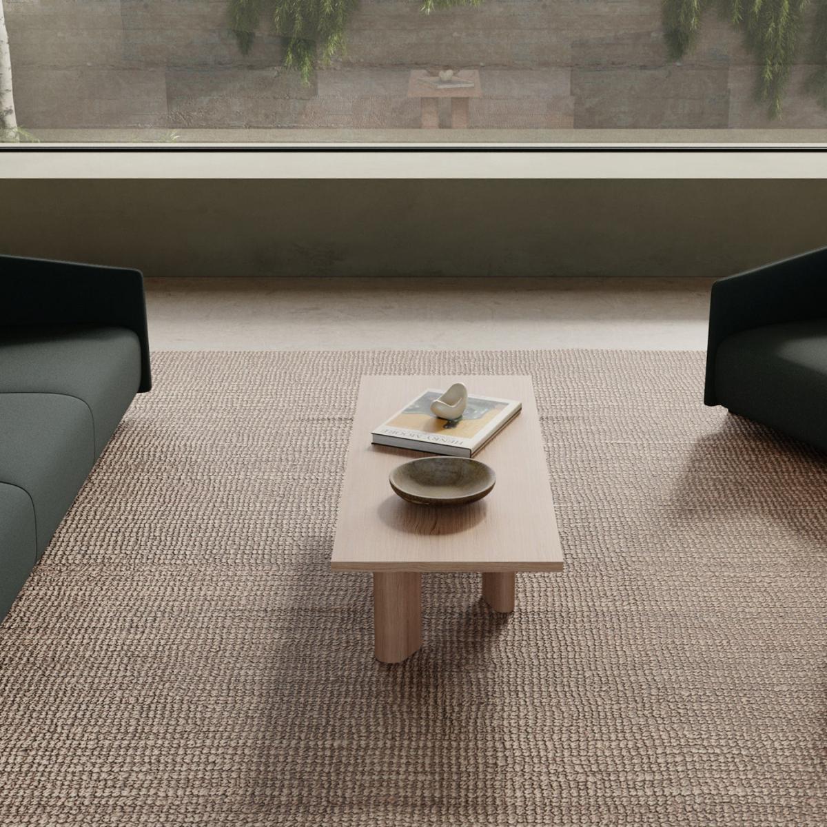 Natural Oak Galta Forte Rectangle Coffee Table – image 2
