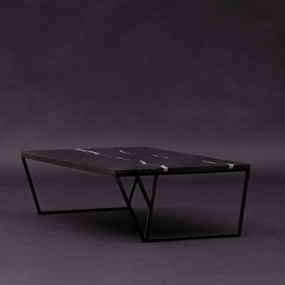 Black Nero Marquina Dea Coffee Table – image 4