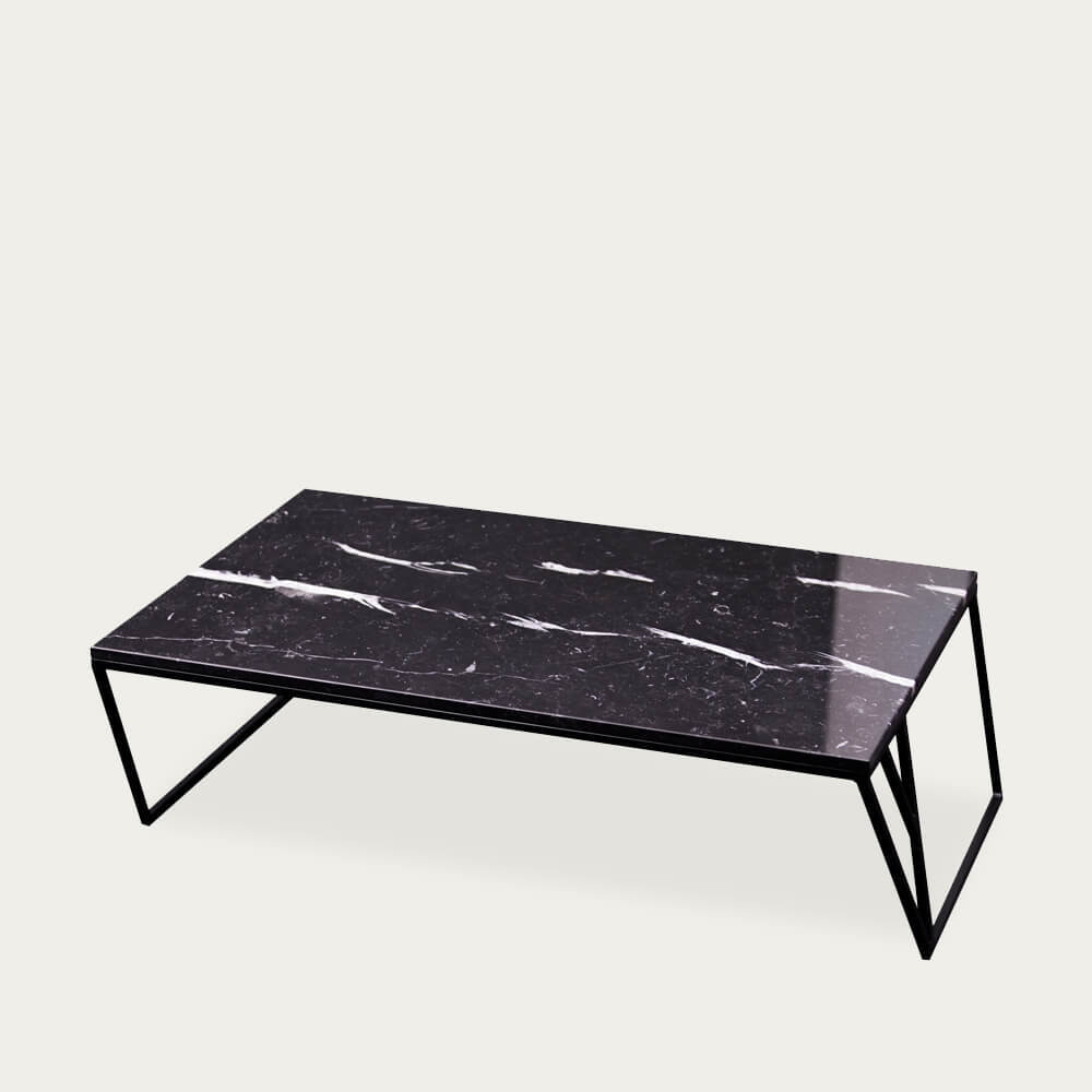 Black Nero Marquina Dea Coffee Table – image 6