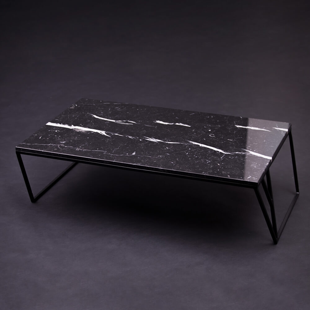 Black Nero Marquina Dea Coffee Table – image 7