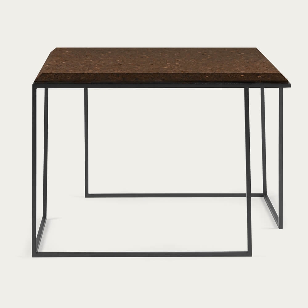 Dark Cork And Black Legs Grão #2 Coffee Table – image 2