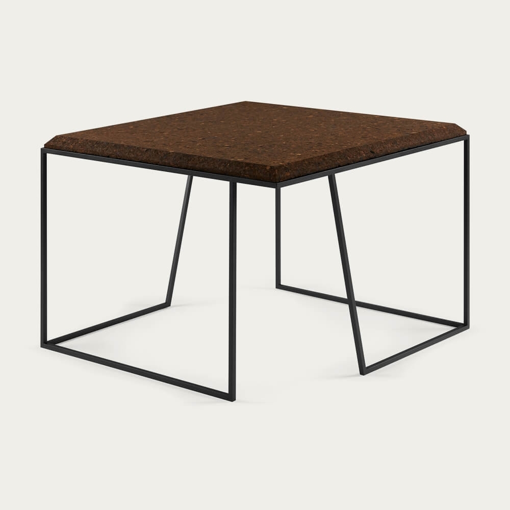 Dark Cork And Black Legs Grão #2 Coffee Table – image 1