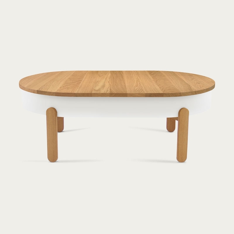 Oak/White Large Batea Coffee Table