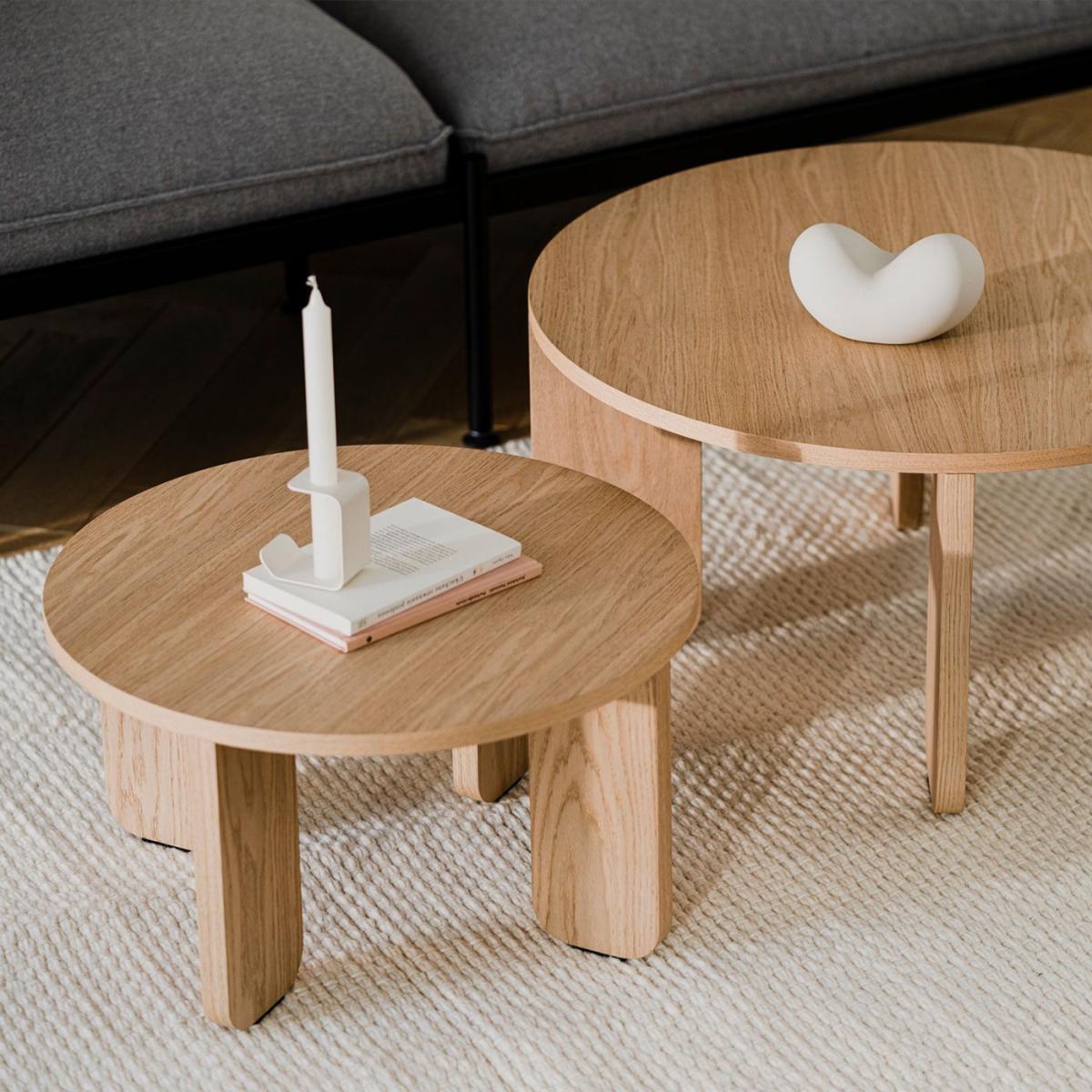 All Oak Kuvu Coffee Table-Set – image 2