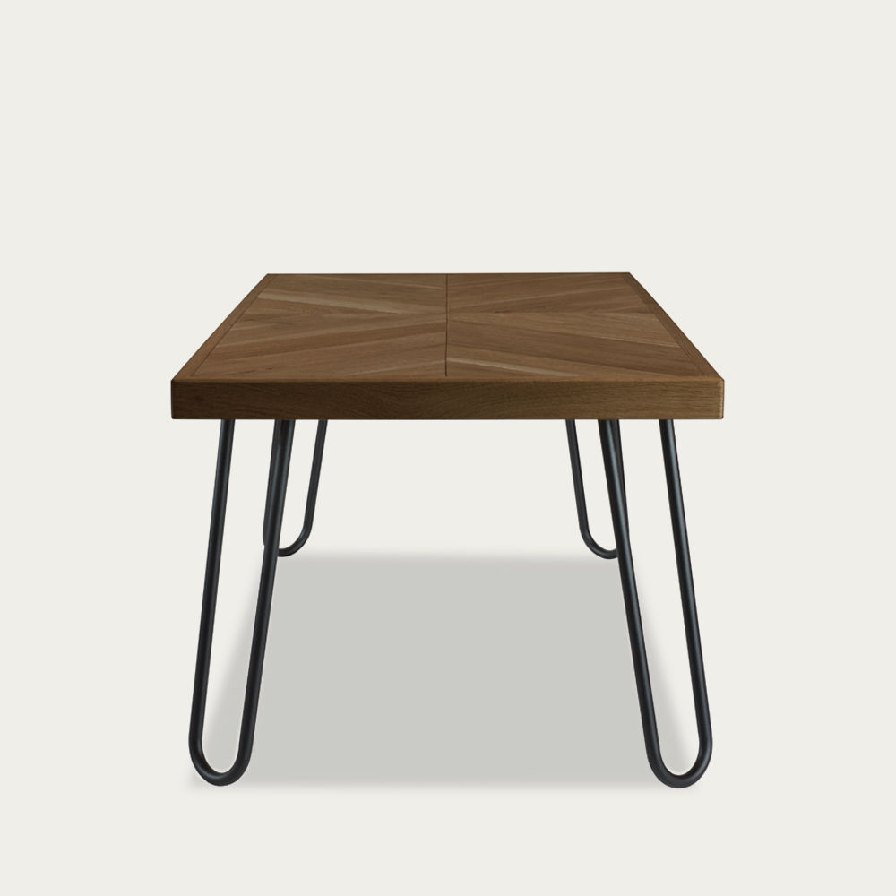 Dark Brown Coffee Table Zig-Zag V-II FCT0302 – image 3
