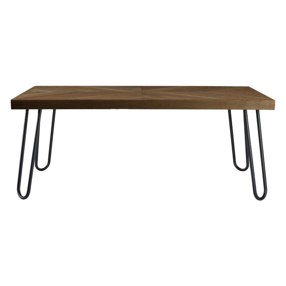 Dark Brown Coffee Table Zig-Zag V-II FCT0302 – image 2