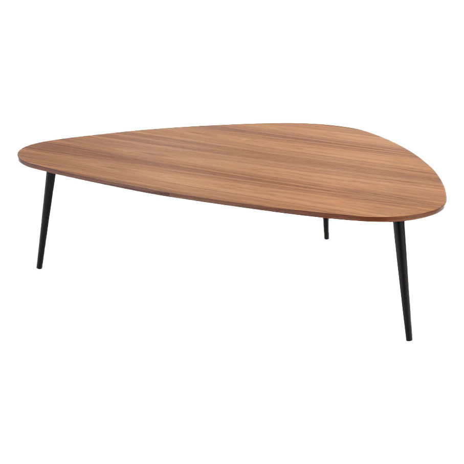 Walnut Soho Triangular Coffee Table