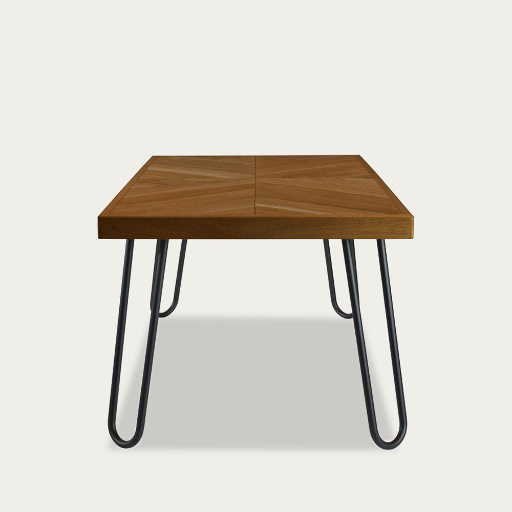Brown Coffee Table Zig-Zag V-II FCT0301 – image 3