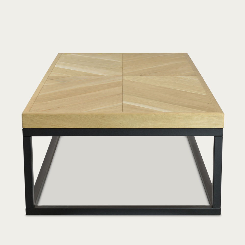 Light Brown Coffee Table Zig-Zag A-II FCT0280 – image 3