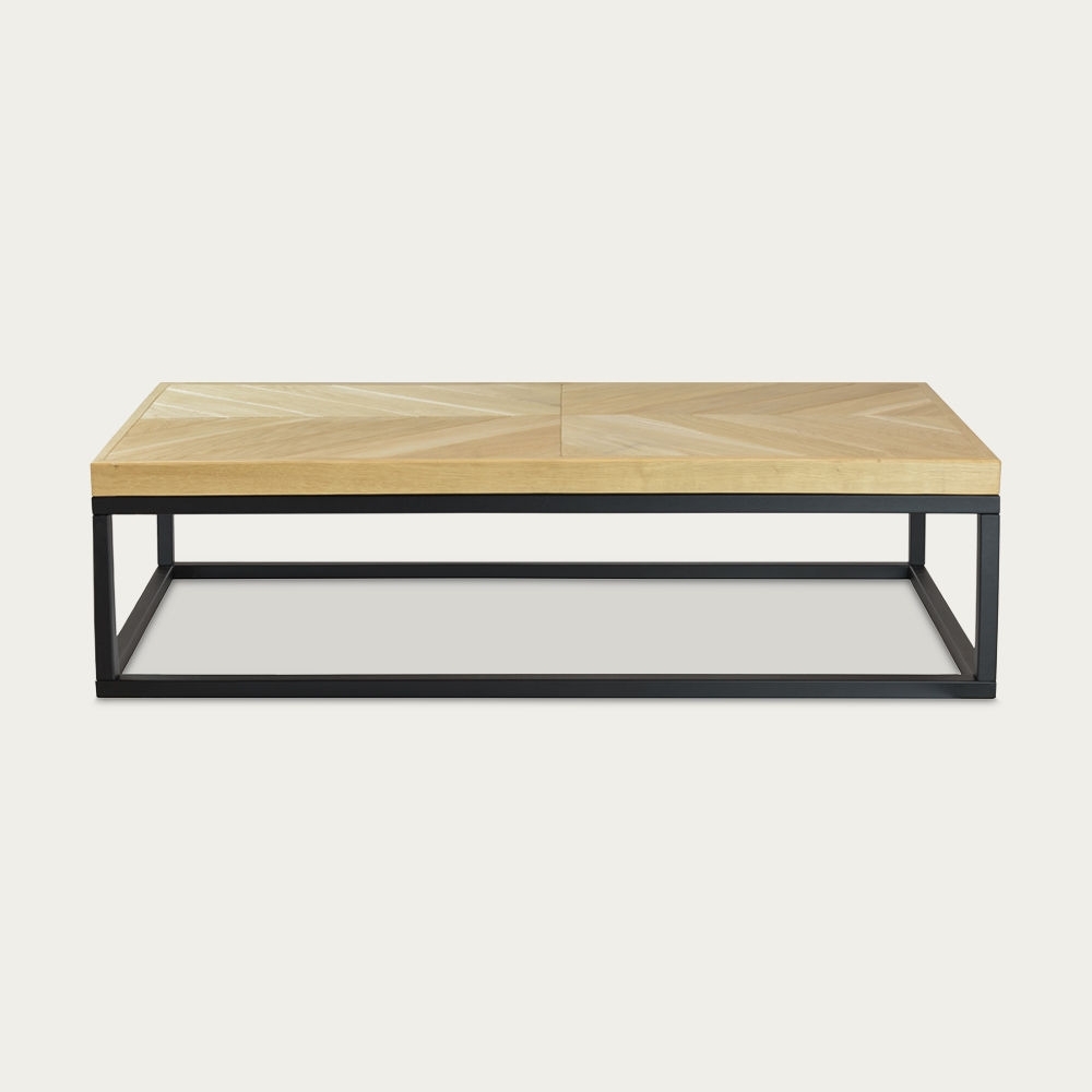 Light Brown Coffee Table Zig-Zag A-II FCT0280 – image 2