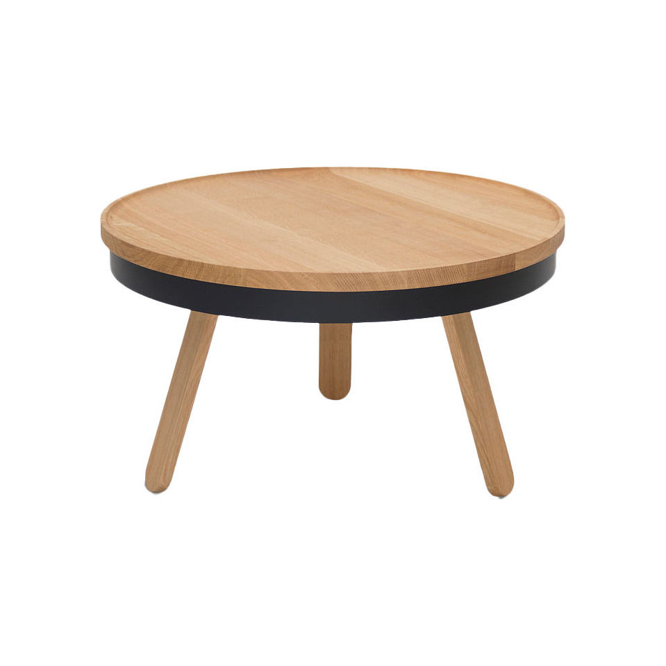 Oak/Black Medium Batea Coffee Table – image 1