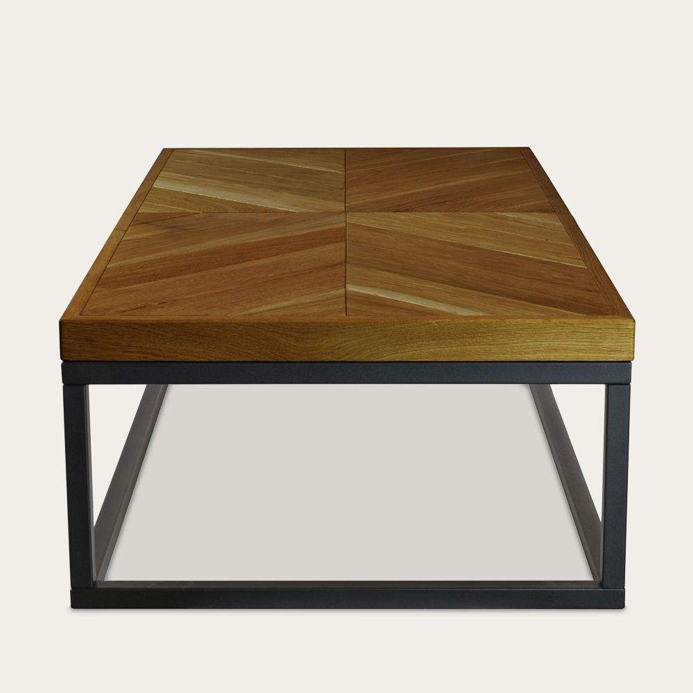 Brown Coffee Table Zig-Zag A-II FCT0282 – image 3