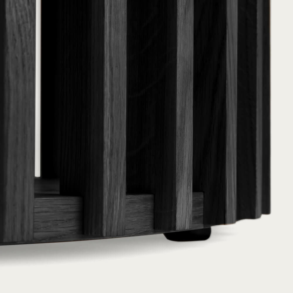 Oak/Black Drum Coffee Table – image 9