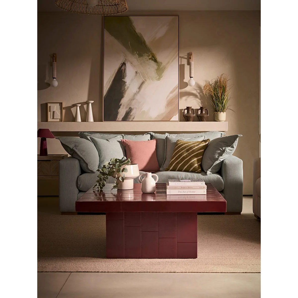 Tiled Coffee Table - Cherry – image 5