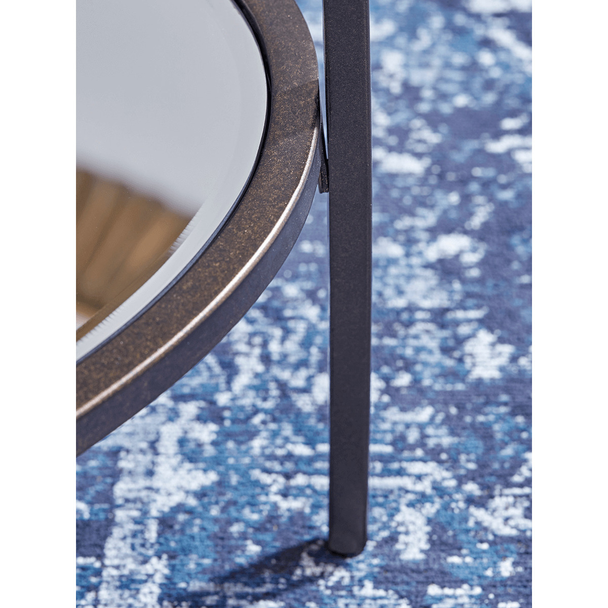 Glass Display Coffee Table - Aged bronze – image 4