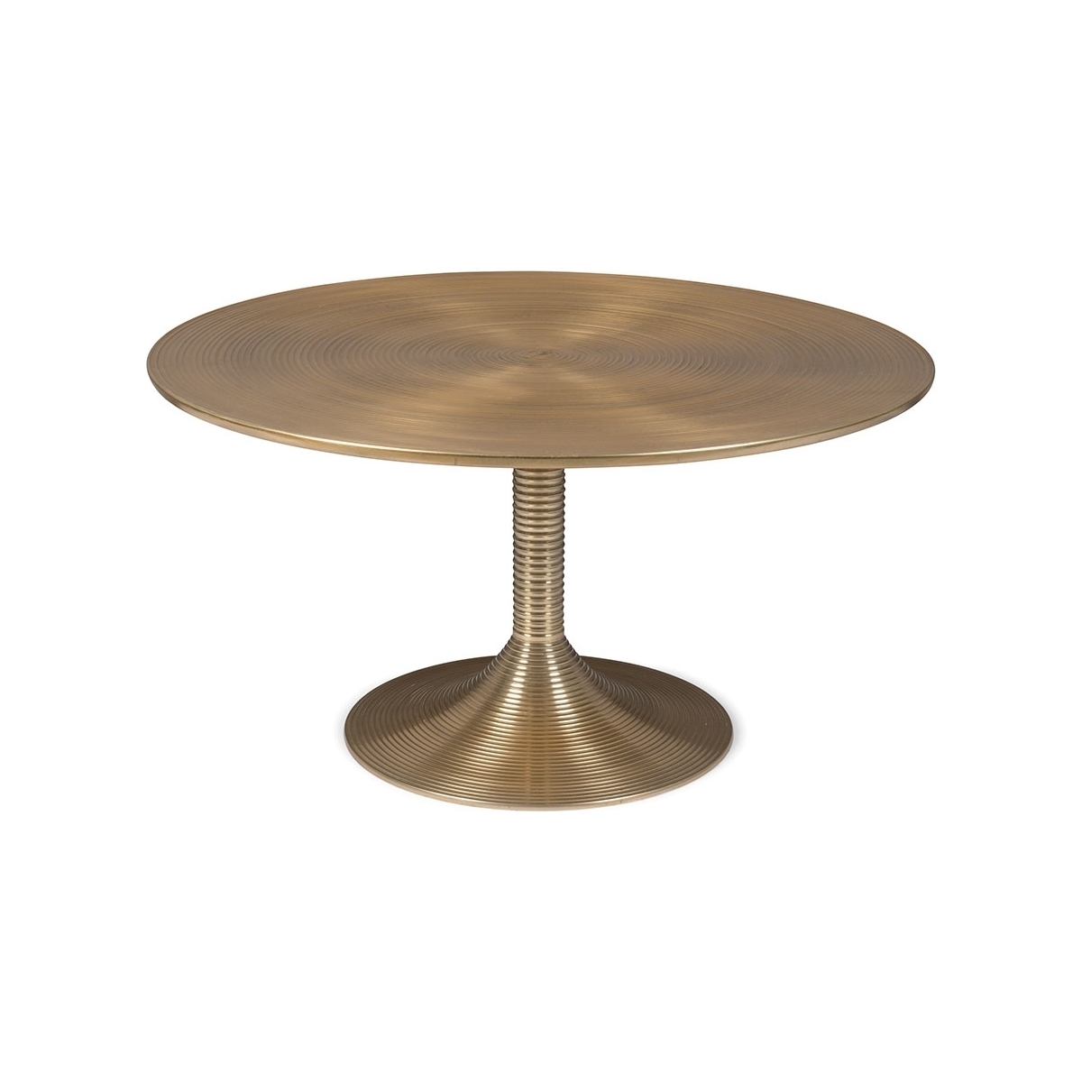 Bold Monkey Hypnotising Round Coffee Table - Gold – image 1