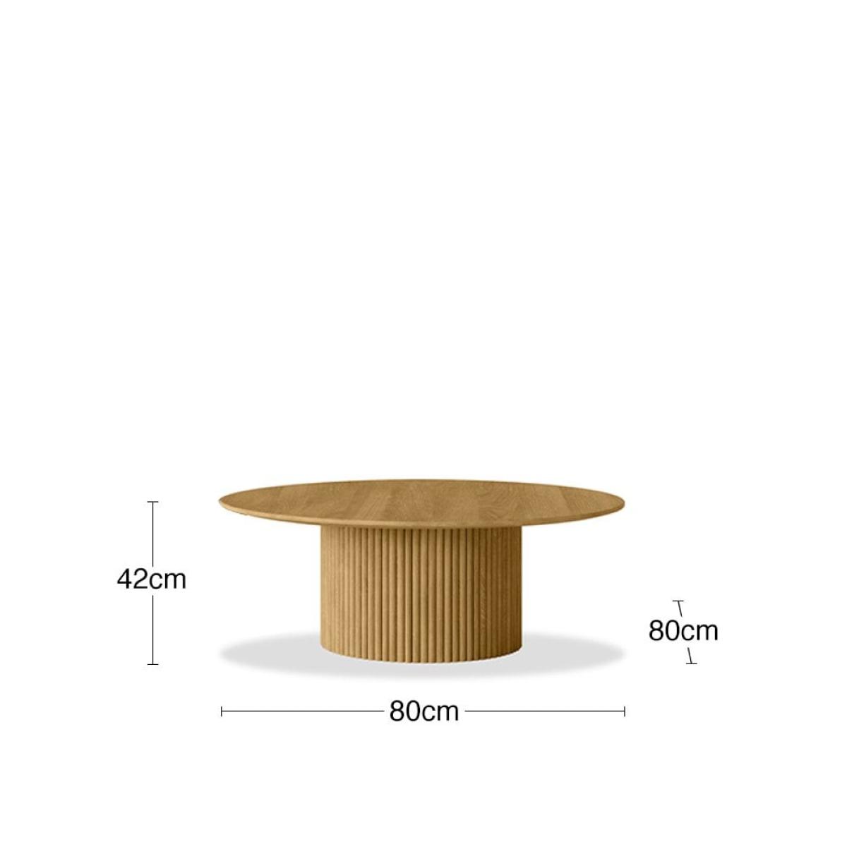 £30  Off  Marcel Set of 2 Round Coffee Tables, Oak – image 5
