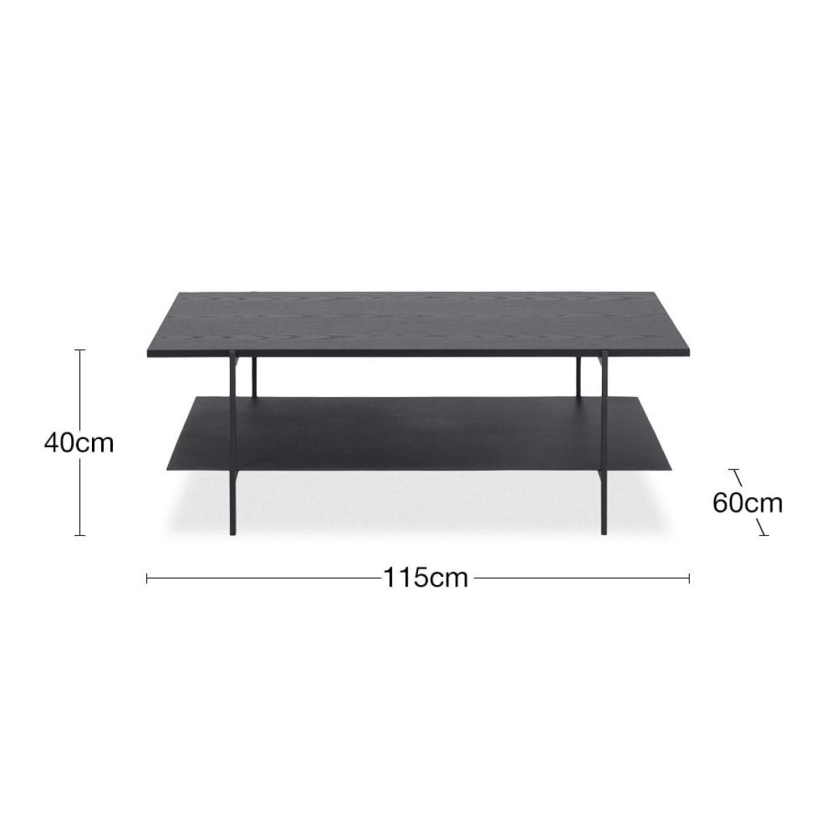 Angus Coffee Table, Ash Black – image 8