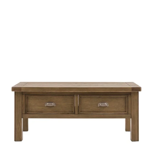 Cedar & Sage Harrison 2 Drawer Coffee Table – image 4