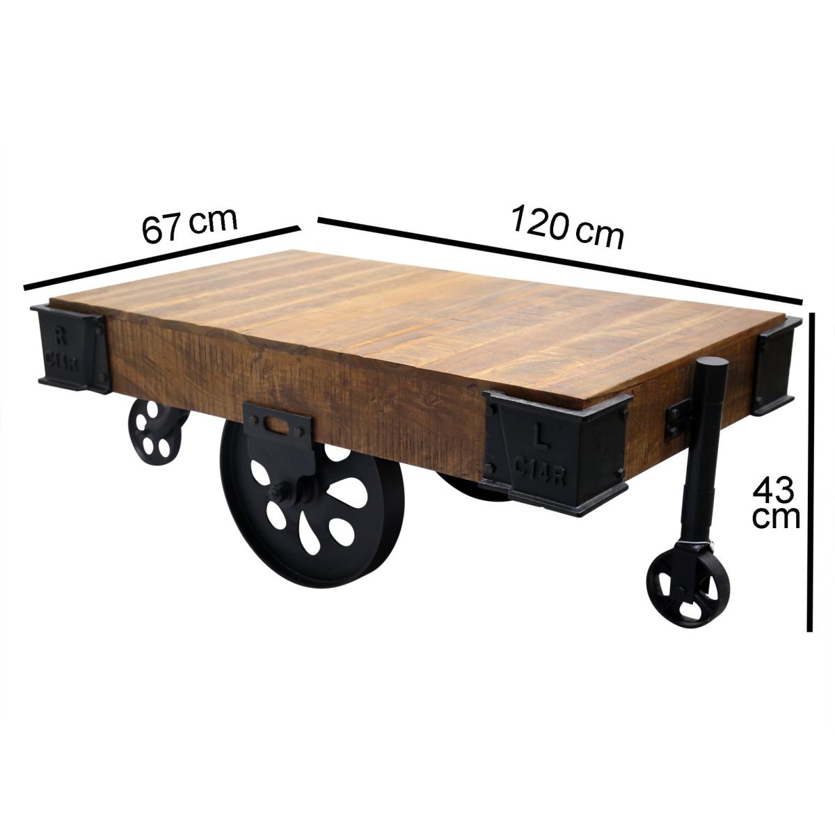 Indus Valley Railway Cart Coffee Table – image 9