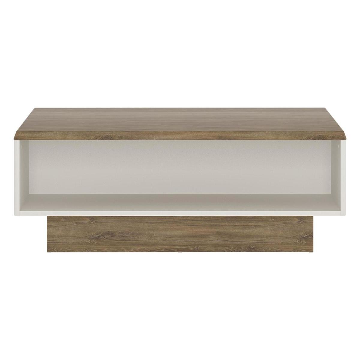 Toledo Wide White Coffee Table White – image 2