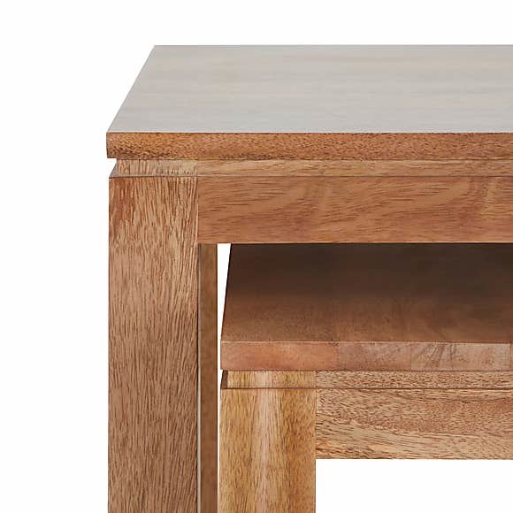 Harlam Set of 3 Coffee Tables Brown and Grey – image 5
