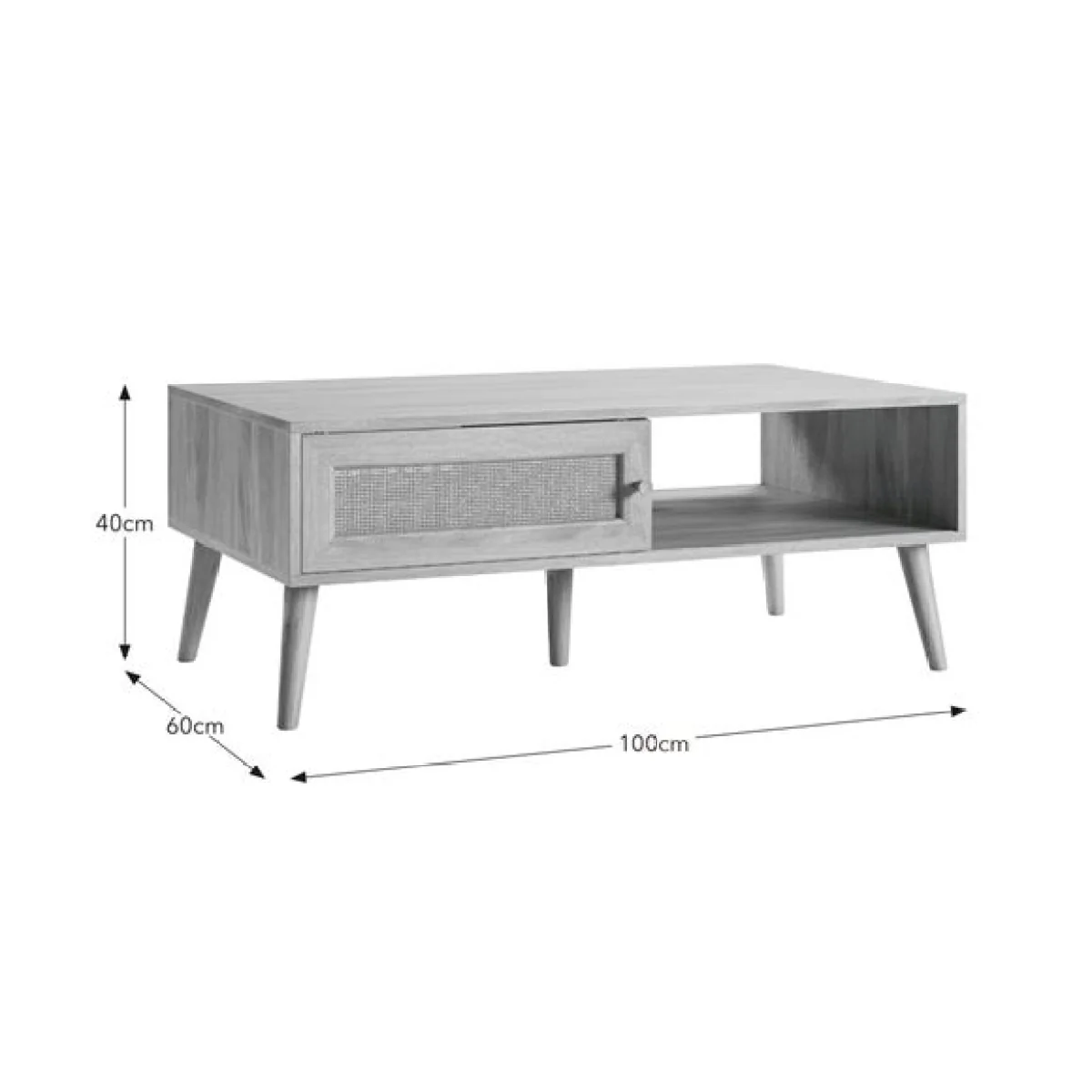 Jordyn Coffee Table, Mango Wood Effect – image 9