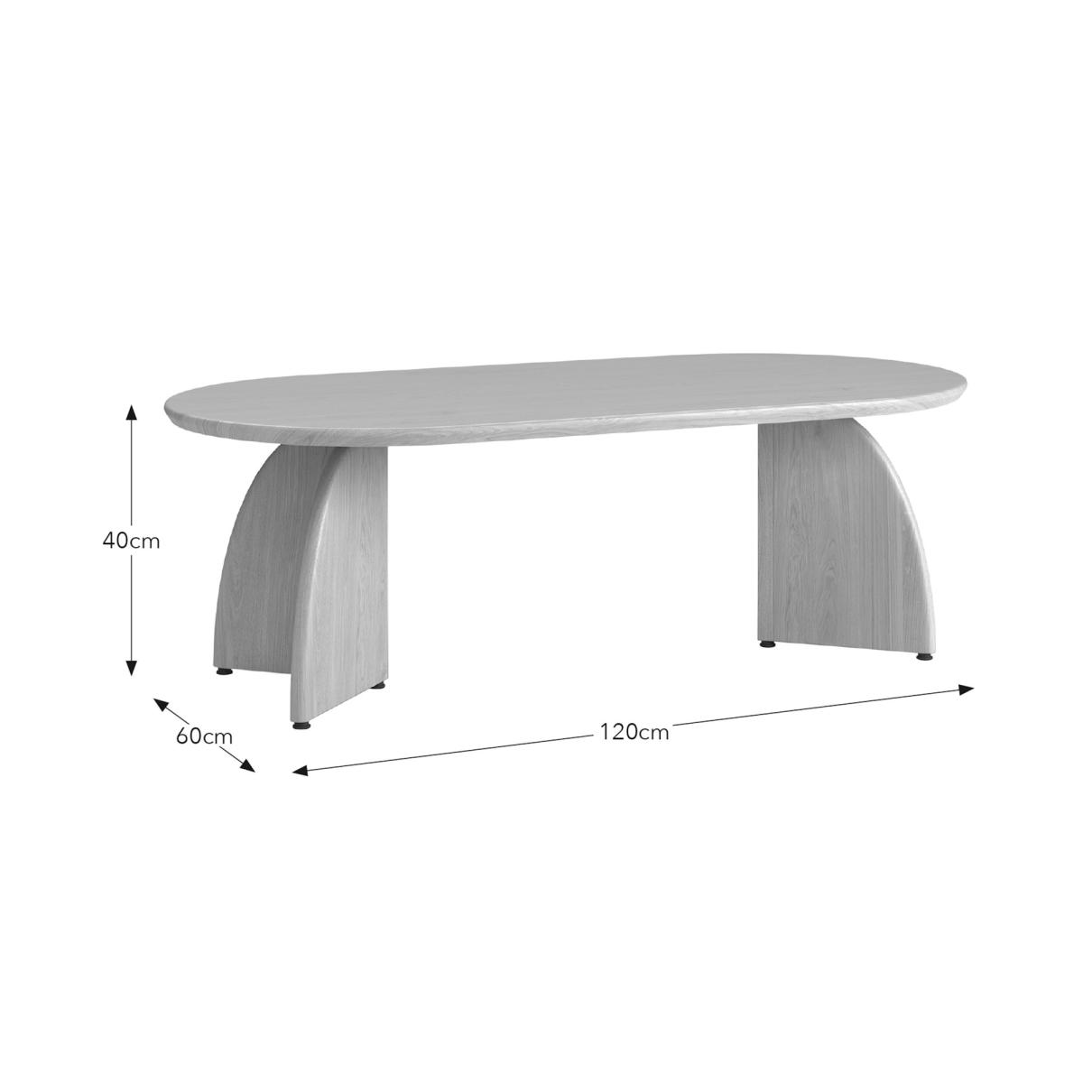 Effy Coffee Table, Natural Wood Effect Natural – image 6