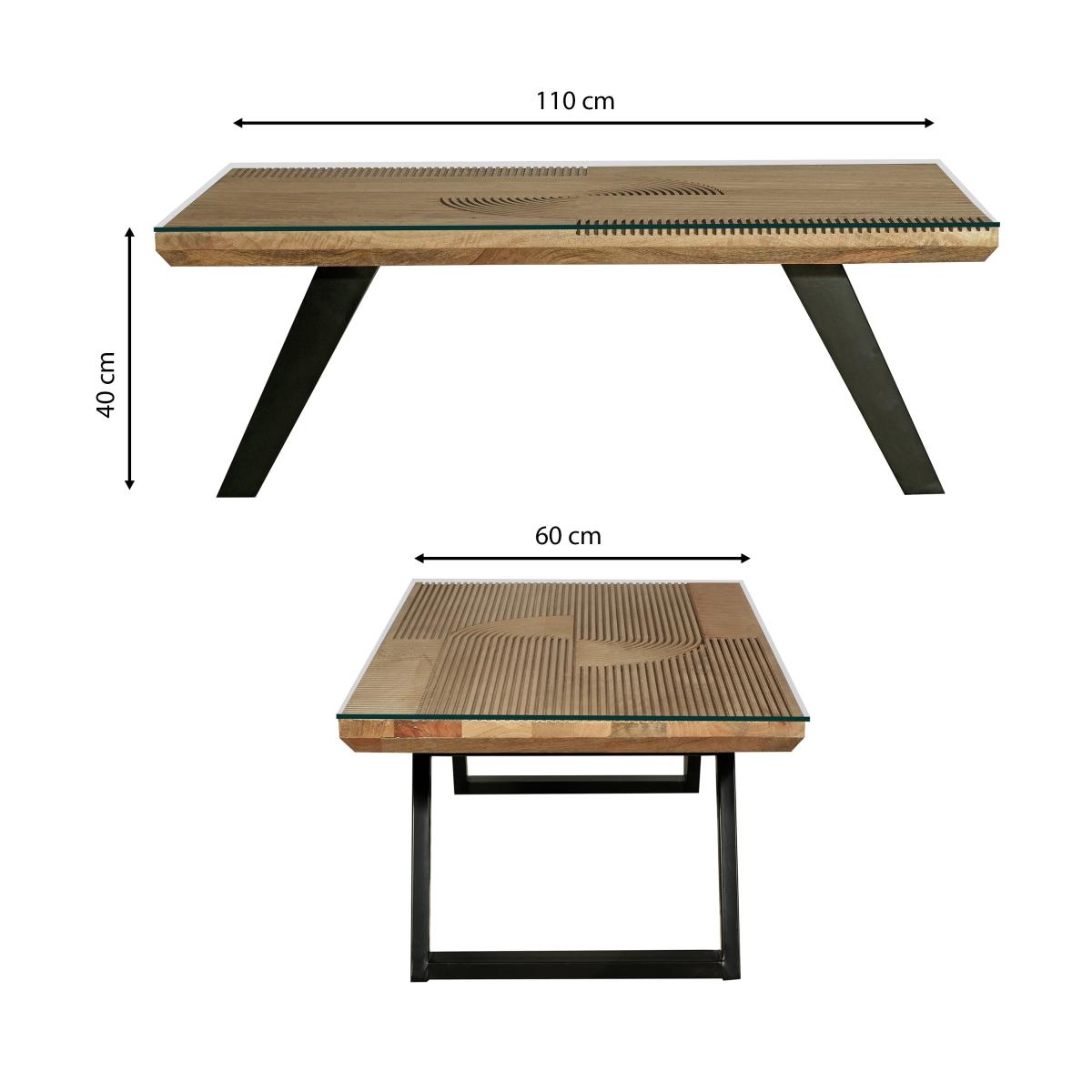 Indus Valley Iconic Coffee Table Grey – image 6