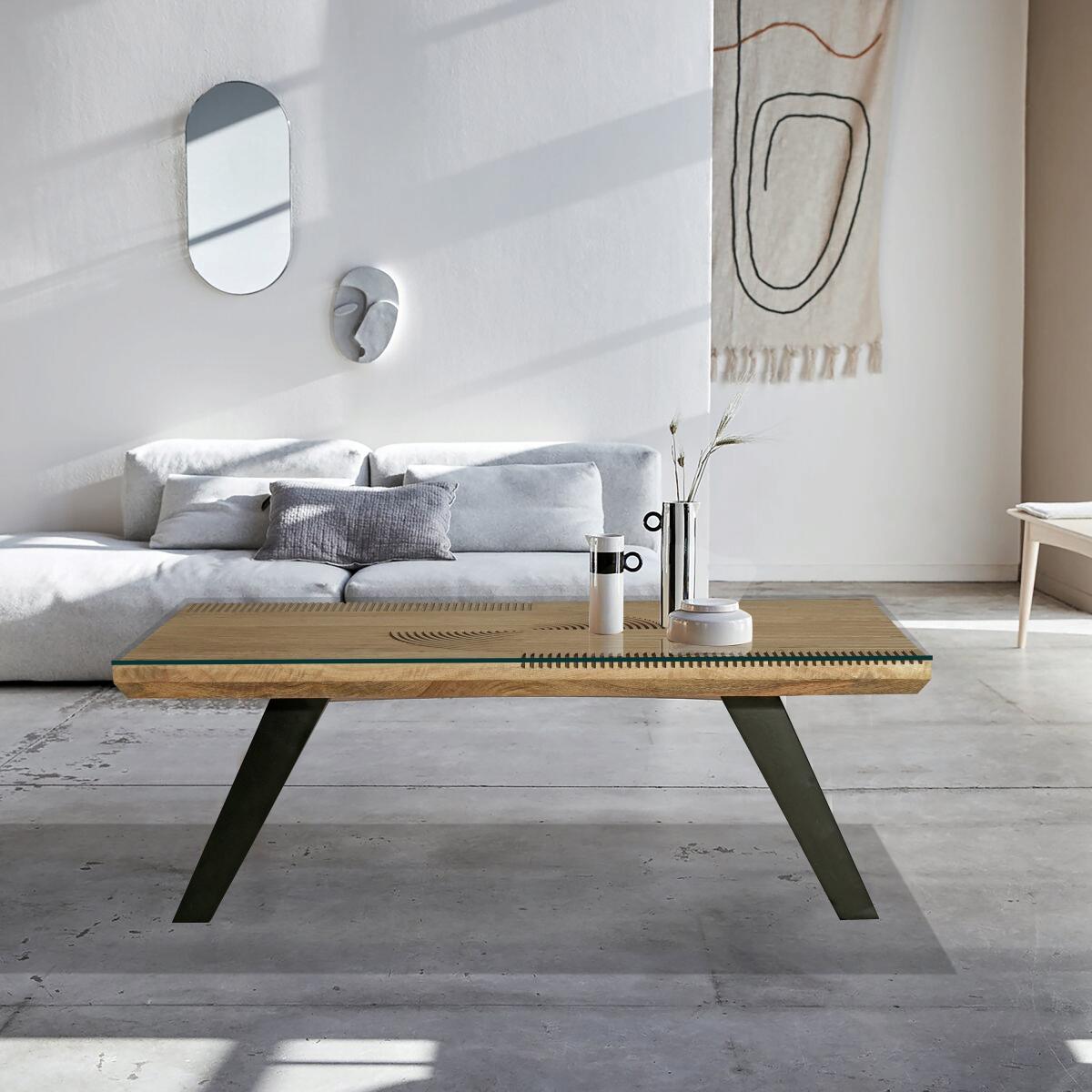 Indus Valley Iconic Coffee Table Grey – image 1
