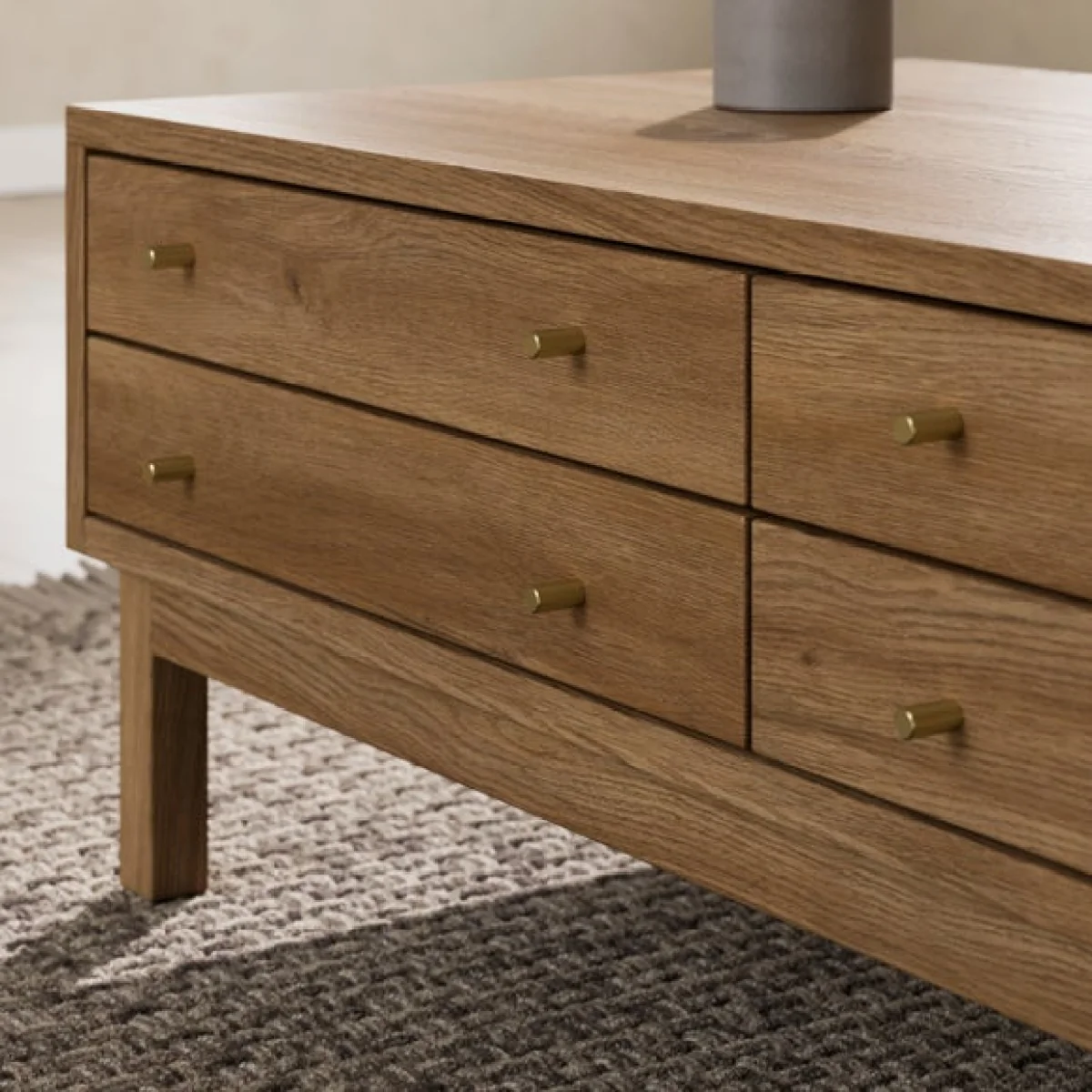 Edgar Coffee Table, Oak Effect – image 4
