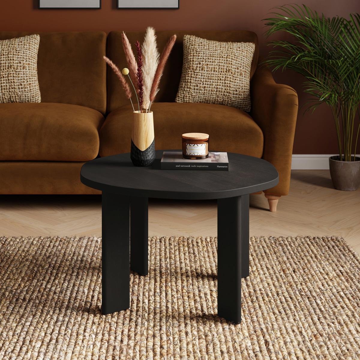 Jude Coffee Table, Mango Wood Black – image 2