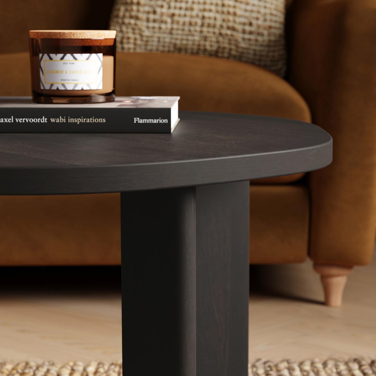 Jude Coffee Table, Mango Wood Black – image 4