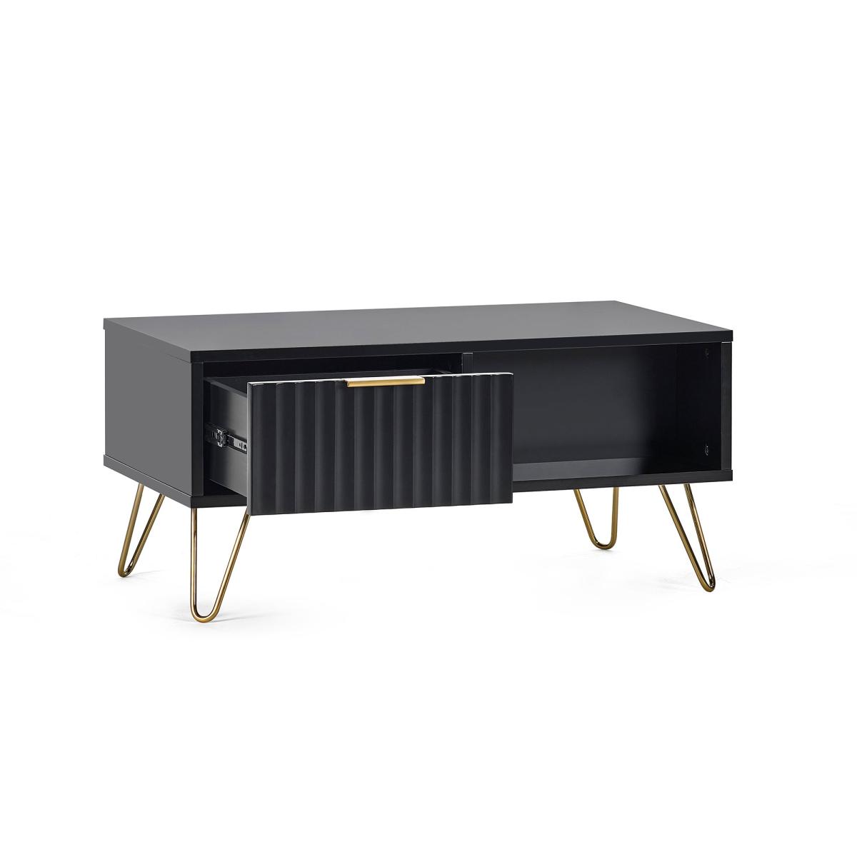 Murano Coffee Table Matt Black – image 5