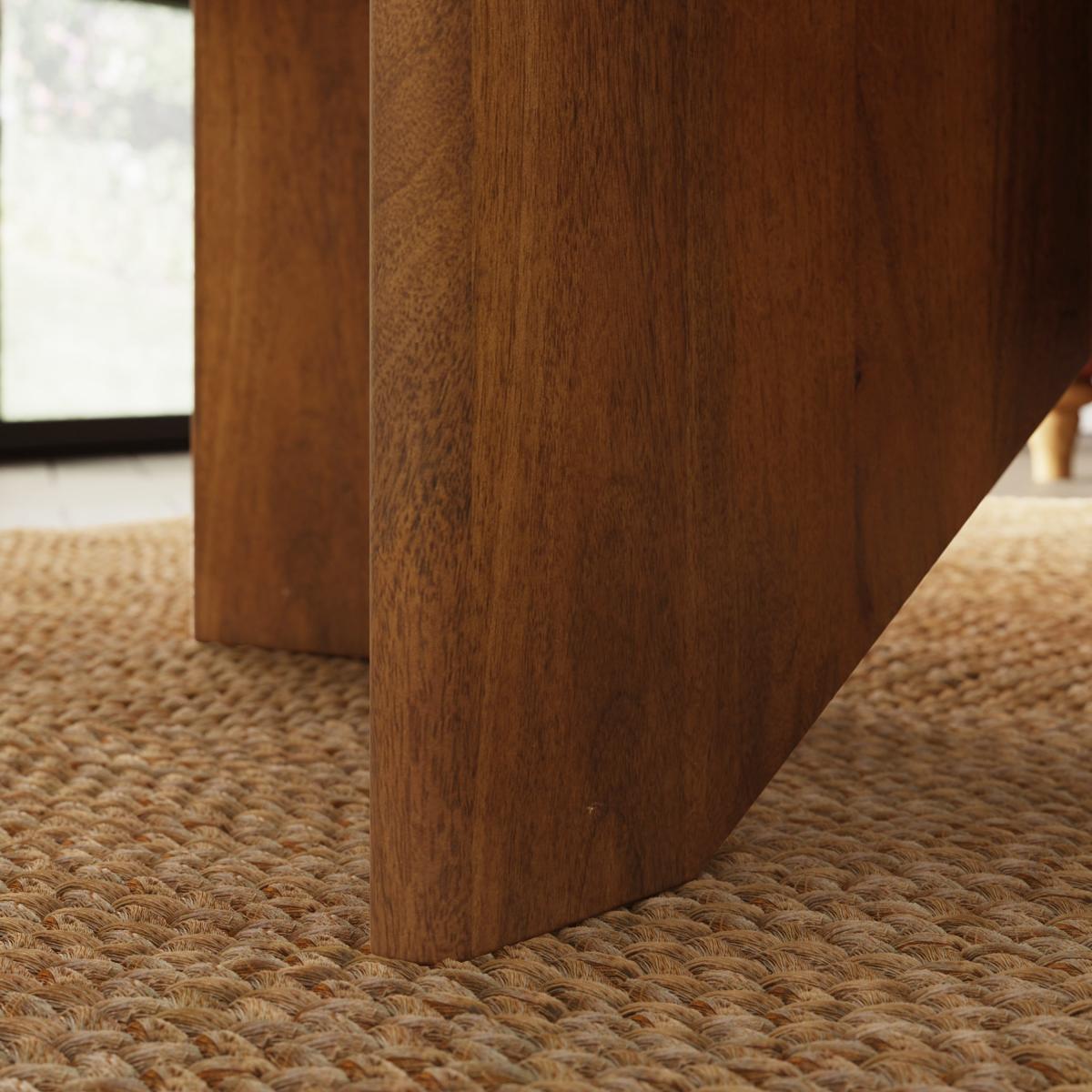 Kalpen Coffee Table, Mango Wood Light Wood – image 4
