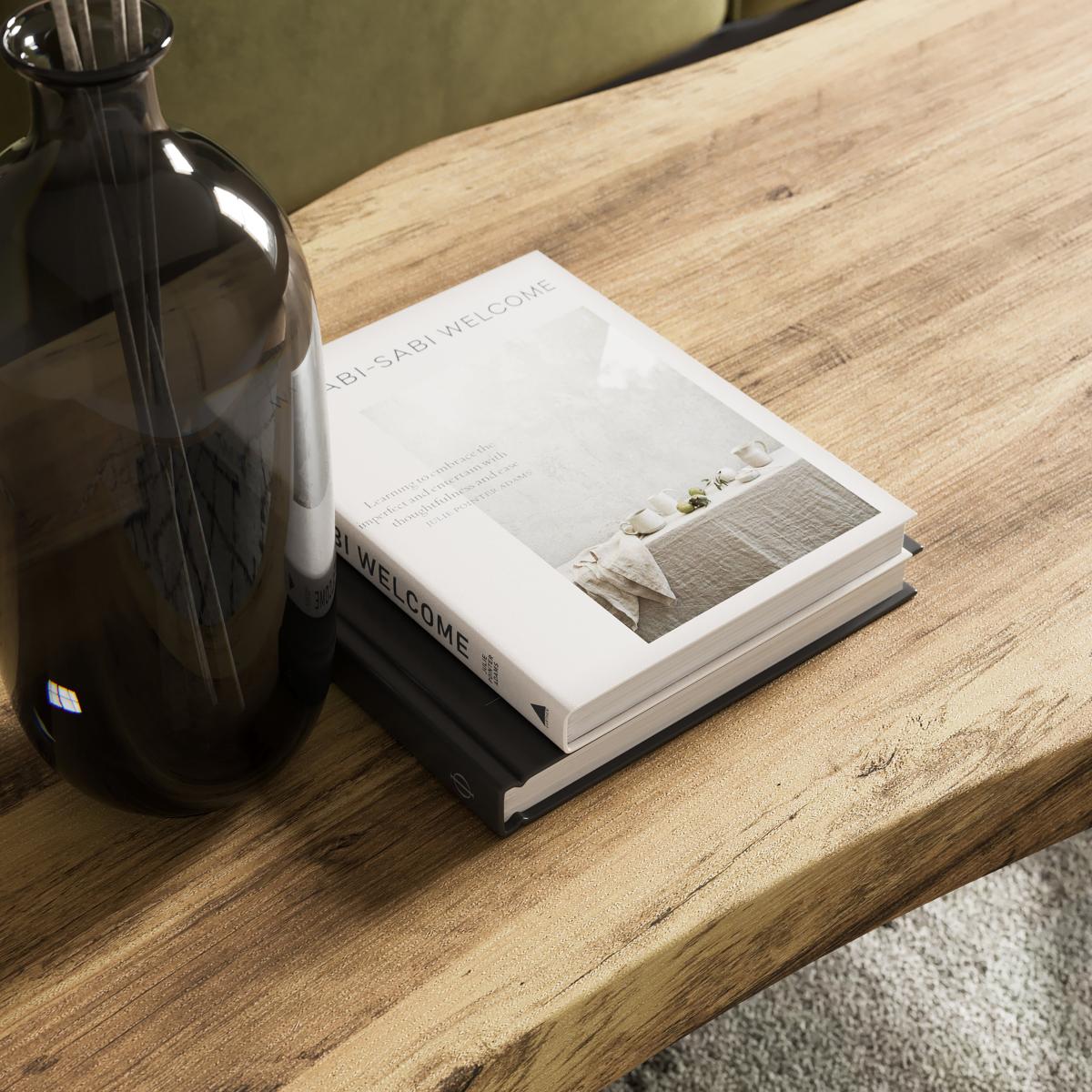 Ezra Coffee Table, Rustic Wood Effect Rustic Oak Effect – image 4