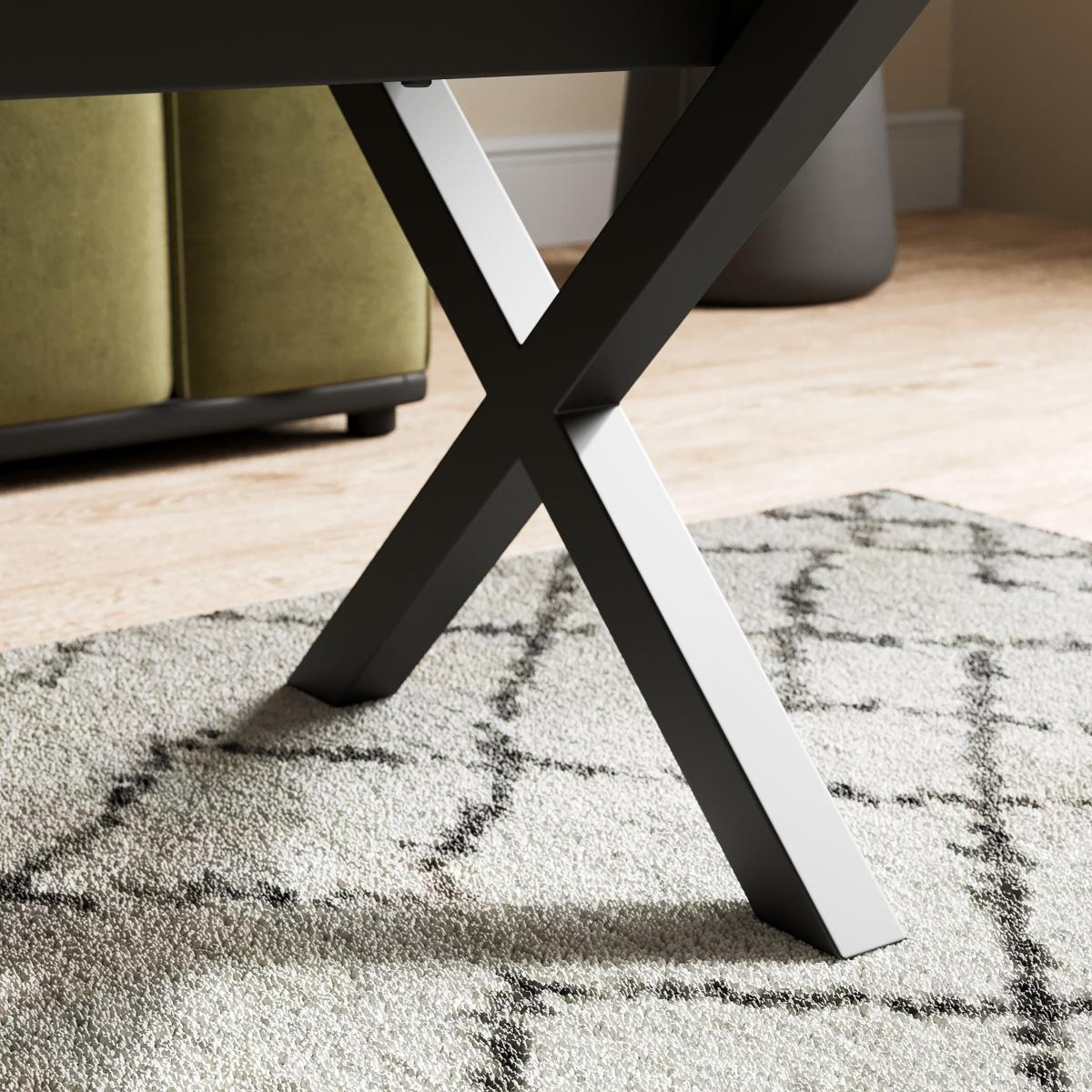 Ezra Coffee Table, Rustic Wood Effect Rustic Oak Effect – image 5