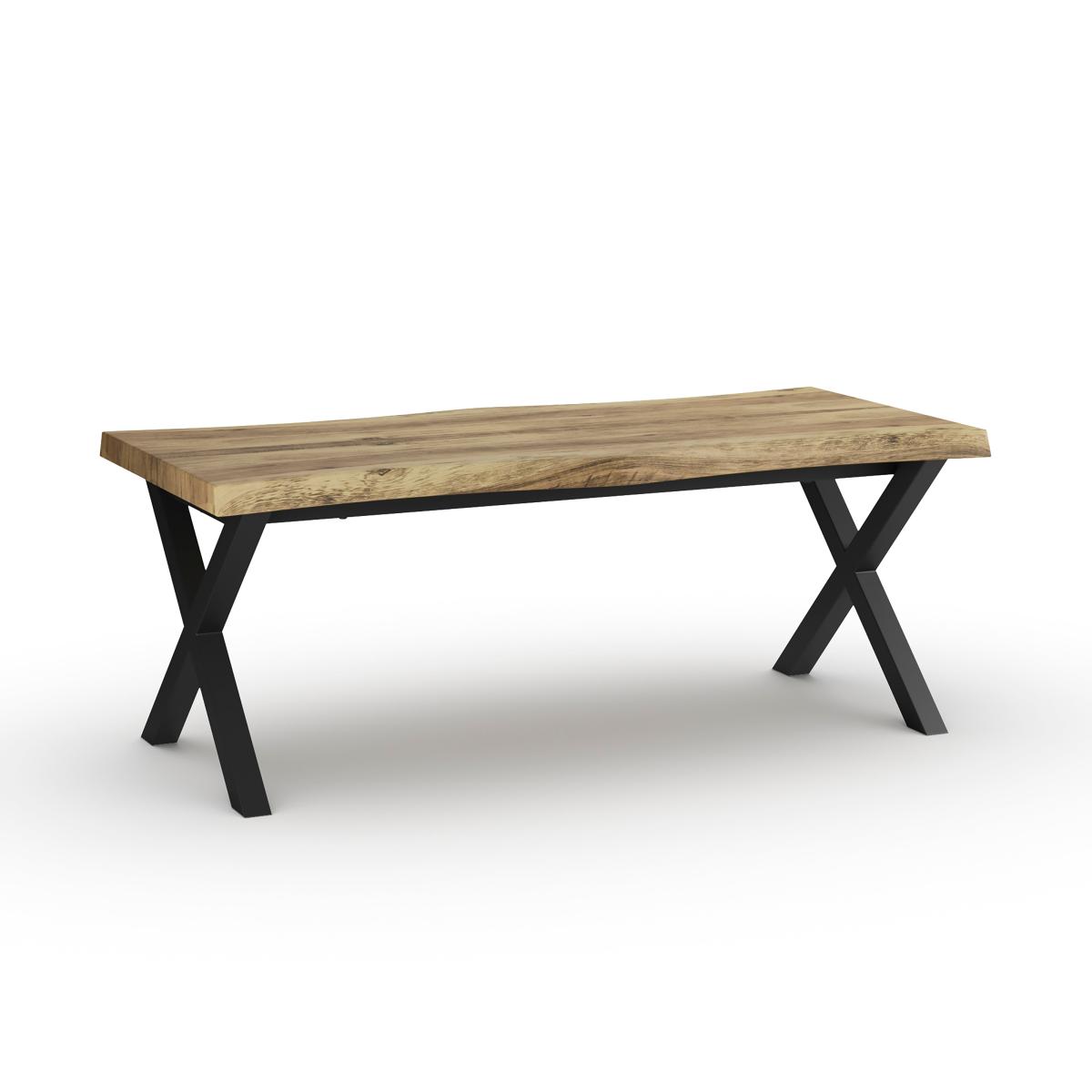 Ezra Coffee Table, Rustic Wood Effect Rustic Oak Effect – image 6