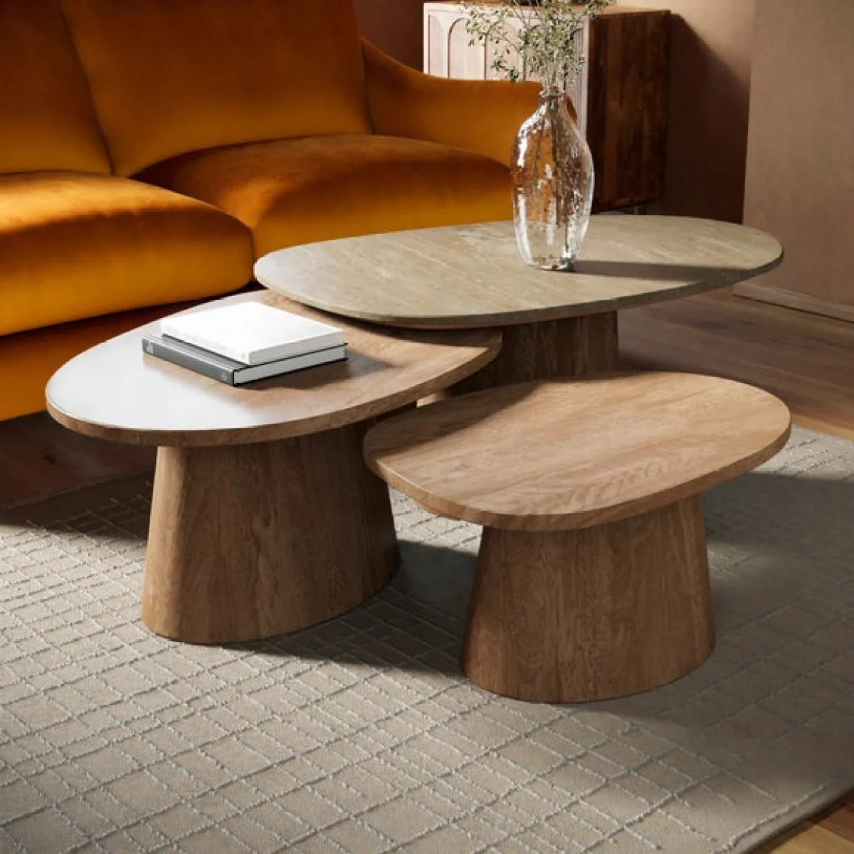 Granger Coffee Table, Mango Wood – image 2