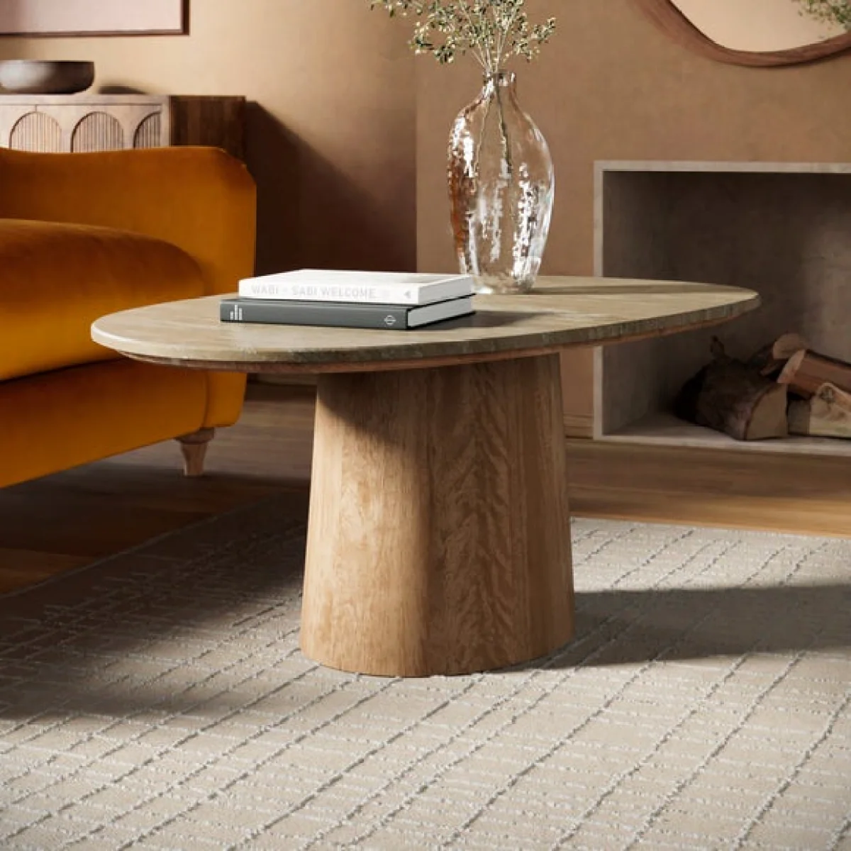 Granger Coffee Table, Mango Wood – image 1