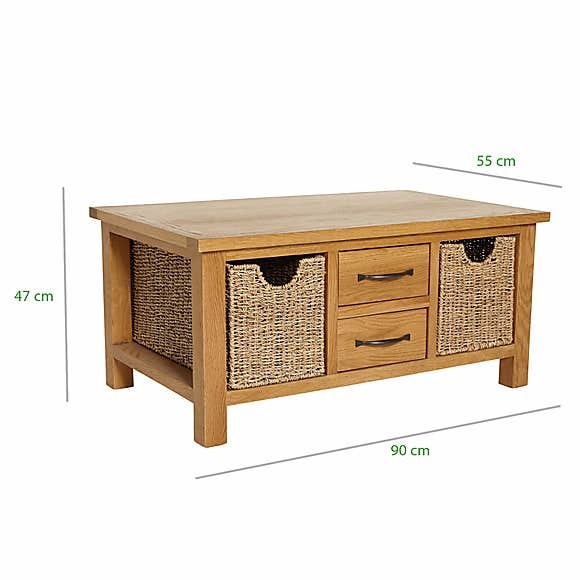 Sidmouth Oak Coffee Table Light Brown / Natural – image 2